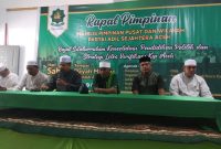 Ketua Umum MPP PAS Aceh Tu Bulqaini dan Jajaran Pengurus memimpin Rapim PAS Aceh Sabtu (11/6/2022) di Banda Aceh