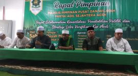 Ketua Umum MPP PAS Aceh Tu Bulqaini dan Jajaran Pengurus memimpin Rapim PAS Aceh Sabtu (11/6/2022) di Banda Aceh