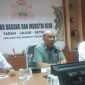 Ketua Panitia Pelaksana Iqbal Idris Ali didampingi Tafh Haikal dan Teuku Jailani (Joy) sekretaris panitia seminar saat jumpa pers Jumat (9/12/2022) di Kantor Kadin Aceh, Banda Aceh