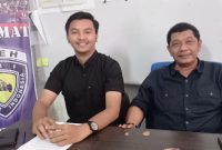 Ketua Panitia Putra Ilhamsyah dan Ketua Penjaringan Adnan Yacob (Oden)