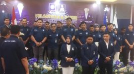 Pengurus DPD Barisan Muda PAN Banda Aceh pada saat dilakukan pelantikan oleh Ketua DPW BM PAN Aceh yang berlangsung di Kyriad Murata Hotel Banda Aceh Senin malam (12/12/2022).