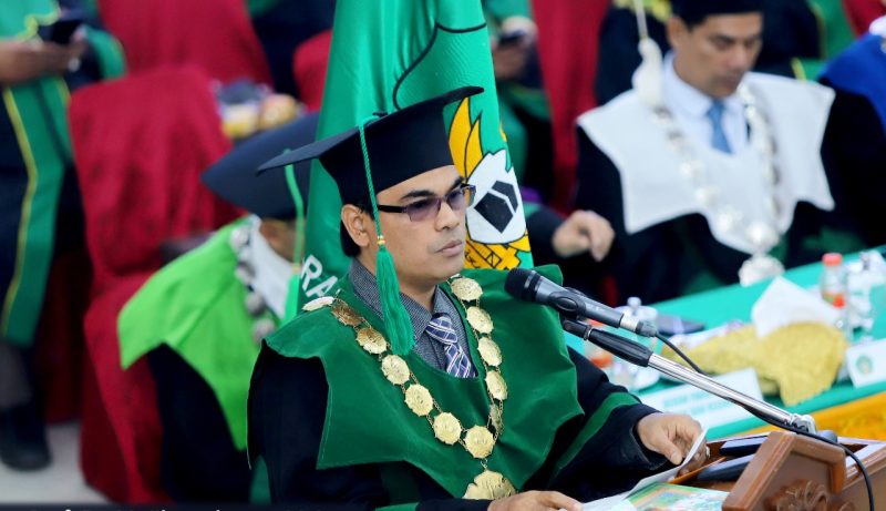 Rektor Universitas Islam Negeri Ar-Raniry Banda Aceh, Prof Dr Mujiburrahman, MAg