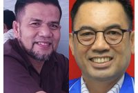 Usman Lamreung, Pengamat Sosial Politik dan Pem-bangunan (kiri) dan HT.Ibrahim, Wakil Ketua Partai Demokrat A aceh.