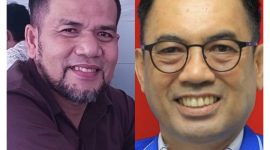 Usman Lamreung, Pengamat Sosial Politik dan Pem-bangunan (kiri) dan HT.Ibrahim, Wakil Ketua Partai Demokrat A aceh.