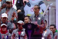 Presiden Joko Widodo saat membuka Pekan Olahraga Nasional (PON) XXI Aceh-Sumut Senin (9/9/2024) di Stadion Harapan Bangsa (SHB) Banda Aceh
