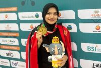 Briptu Derli Amalia menyumbangkan dua medali sekaligus untuk Provinsi Aceh pada Pekan Olahraga Nasional (PON) XXI Aceh-Sumut melalui Cabang olahraga (Cabor) menembak. (Foto: Istimewa)