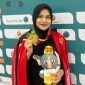 Briptu Derli Amalia menyumbangkan dua medali sekaligus untuk Provinsi Aceh pada Pekan Olahraga Nasional (PON) XXI Aceh-Sumut melalui Cabang olahraga (Cabor) menembak. (Foto: Istimewa)