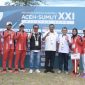 Pertandingan Woodball PON XXI Aceh-Sumut dimulai seiring dibuka oleh Wakil Ketua Umum KONI Pusat Suwarno, dihadiri Plh Sekda Aceh Azwardi di Lapangan Golf Lhoknga, Aceh Besar, Sabtu, (14/9/2024).