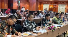 Pj Bupati Aceh Besar Muhammad iswanto S.STP, MM mengikuti Rapat Koordinasi lintas sektor Rencana Detail Tata Ruang (RDTR) yang dilaksanakan oleh Kementerian ATR/BPN, di Hotel Bidakara Jakarta, Rabu (22/01/2025). Foto : Prokopim Aceh Besar