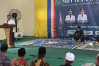 Wakil Gubernur Aceh Fadhlullah di dampingi Kepala Biro Administrasi Pimpinan Setda Aceh, Akkar Arafat, bersilaturahmi dengan mahasiswa yang sedang menempuh pendidikan di Yogyakarta, Jumat, (28/2/2025)