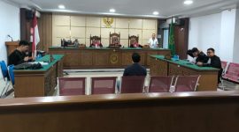 Sidang perkara kredit fiktif Bank Aceh Bener Meriah di Pengadilan Negeri (PN) Tipikor Banda Aceh, Senin (10/3/2025)  Foto: Julinar Nora