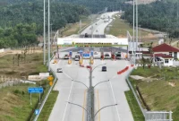 Jalan Tol Binjai - Langsa Seksi Tanjung Pura - Pangkalan Brandan. Foto: Acehupdate.net/HO-Hutama Karya.