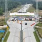 Jalan Tol Binjai - Langsa Seksi Tanjung Pura - Pangkalan Brandan. Foto: Acehupdate.net/HO-Hutama Karya.