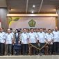 Pelantikan Pengurus PERPANI Aceh periode 2024-2028 oleh Wakil Ketua Umum Bidang Organisasi Pengurus Besar PB PERPANI H.Didi O Afandi di Aula Gedung Mawardi Nurdin Balai Kota Banda Aceh Selasa (8/7/2025).  foto : Ist