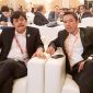 Sekjen PSSI Pusat, Yunus Nusi, SE (kanan) dan Ketua umum PSSI Aceh, H Nazir Adam, SE,MM dalam sebuah pertemuan di Jakarta. (Foto/Dok PSSI Aceh)