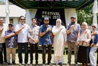 Gubernur Aceh, Muzakir Manaf secara resmi menutup program KKN PPM Universitas Gadjah Mada (UGM) di Pulau Nasi, Pulo Aceh yang digelar di Gampong Alue Riyeung, Pulau Nasi, Kabupaten Aceh Besar, Selasa (5/8/2025).