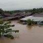 Hujan melanda Aceh dalam tiga hari terakhir, mengakibatkan banjir meluas diantaranya menggenangi salah satu gampong di kawasan Rimo Aceh Singkil, Rabu (26/11/2025).