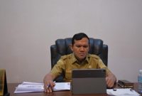 Wakil Gubernur Aceh H.Fadhlullah SE mengikuti Rapat Koordinasi secara Virtual bersama kementrian dalam negeri dan Instansi terkait menyangkut pendataan kerusakan rumah, fasilitas umum, dan jumlah pengungsi terbaru pasca bencana banjir dan longsor Aceh 2025 di rumah Dinas Wakil Gubernur Aceh selasa (6/1/2025)