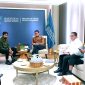 Gubernur Aceh Muzakir Manaf didampingi oleh staf khusus T. Irsyadi dan Kepala Dinas Perindustrian dan Perdagangan Aceh T. Adi Darma, ST bertemu dengan sejumlah Kementerian terkait di Jakarta Senin (19/1/2026).