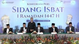 Konferensi pers sidang isbat (Dok.YouTube Kemenag)