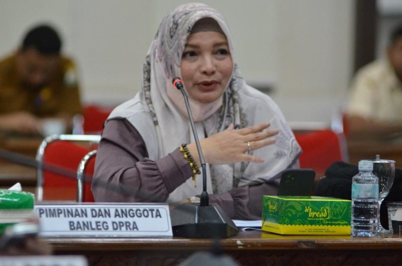 Anggota Dewan Perwakilan Rakyat Aceh (DPRA) Nora Idah Nita Fraksi Partai Demokrat