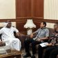Wakil Gubernur Aceh Fadhlullah melakukan silaturahmi sekaligus pertemuan dengan Duta Besar Uni Emirat Arab untuk Indonesia, Abdulla Salem Al-Dhaheri, di Kedutaan Besar UEA Jakarta, Senin (25/5/2026). Foto: Humas Aceh.