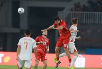 Thom Haye di Laga Timnas Indonesia Vs Vietnam di ASEAN Championship 2026 di Stadion Pakansari, Cibinong, Senin (3/8/2026).(KOMPAS.com/ANTONIUS ADITYA MAHENDRA)