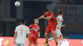 Thom Haye di Laga Timnas Indonesia Vs Vietnam di ASEAN Championship 2026 di Stadion Pakansari, Cibinong, Senin (3/8/2026).(KOMPAS.com/ANTONIUS ADITYA MAHENDRA)