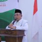 Ketua MPW PAS Kabupaten Pidie Jaya Tgk H.Sibral Malasyi, MA yang juga Bupati Pidie Jaya saat membuka acara pendidikan politik bagi anggota dan kader PAS Pidie Jaya Selasa (29/9/2026) di Hotel Ananda Meureudu