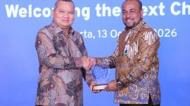 Dirut Bank Aceh Fadhil Ilyas menerima apresiasi dari International Labour Organization (ILO) atas kemitraan dan kontribusinya dalam Proyek Promise II Impact periode 2023–2026.