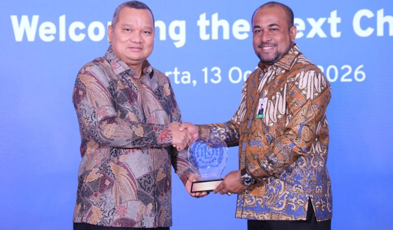 Dirut Bank Aceh Fadhil Ilyas menerima apresiasi dari International Labour Organization (ILO) atas kemitraan dan kontribusinya dalam Proyek Promise II Impact periode 2023–2026.